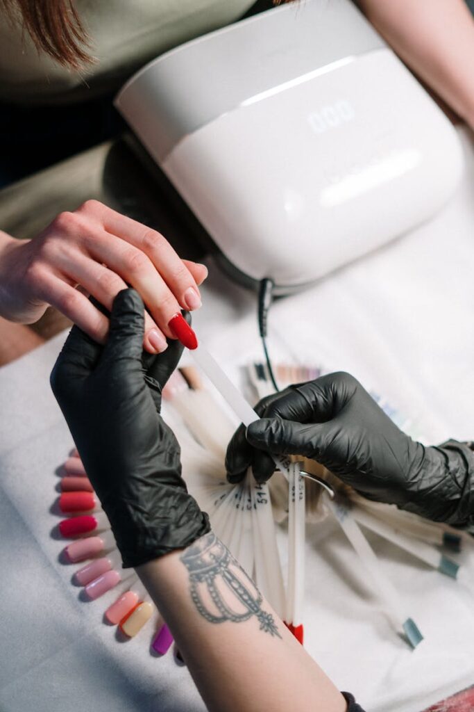 Professional manicure The Pause Nails Edmonton