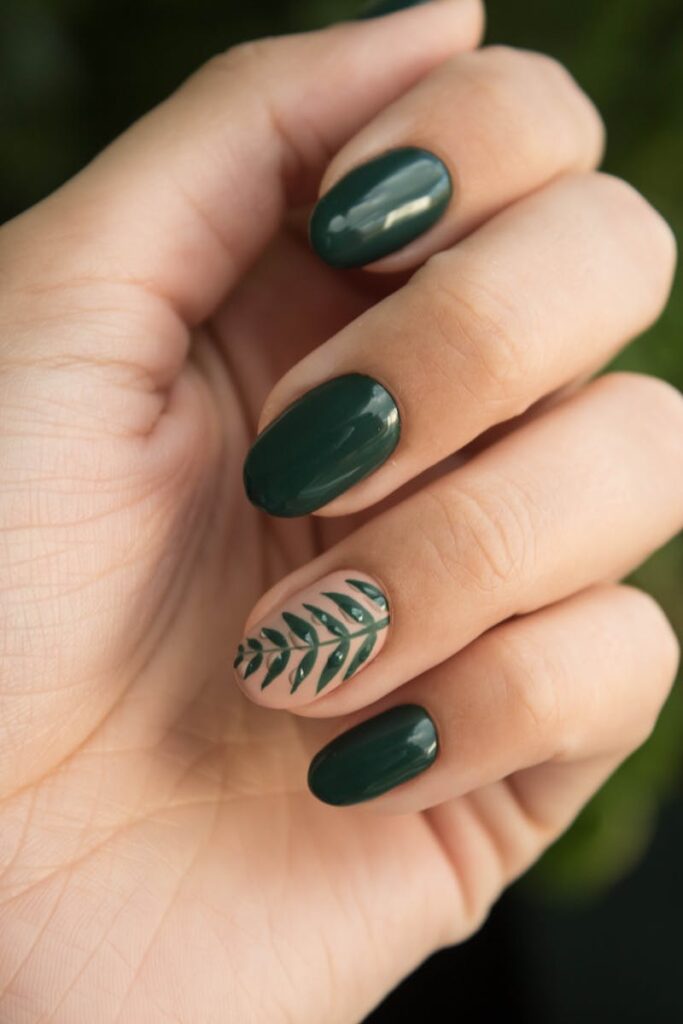 Elegant nail design The Pause Nails Edmonton